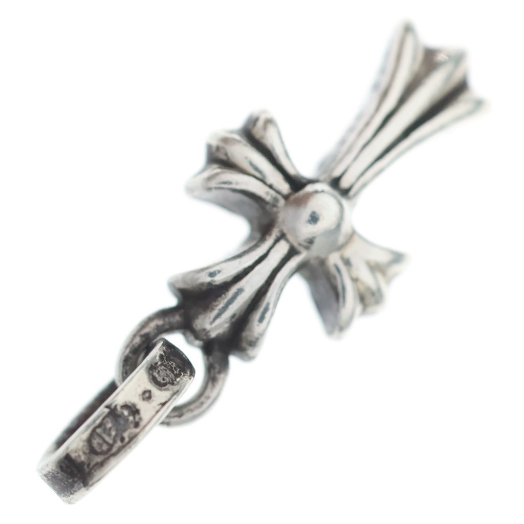 CHROME HEARTS(クロムハーツ) CRS BBYFAT P SAP ベイビーファットクロス PAVEサファイア ペンダントトップ シルバー BCA236