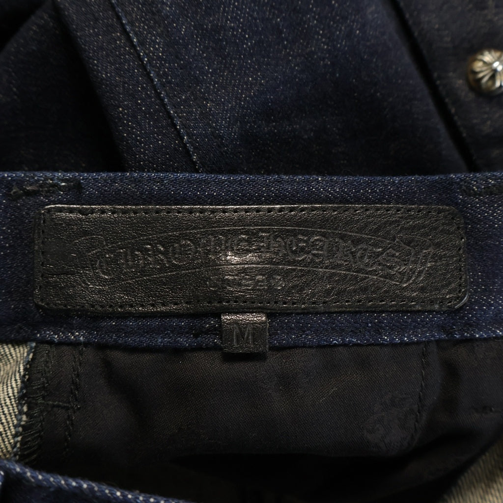 CHROME HEARTS(クロムハーツ) Cross Ball Button Denim Skirt クロスボールボタン デニムスカート インディゴ レディース