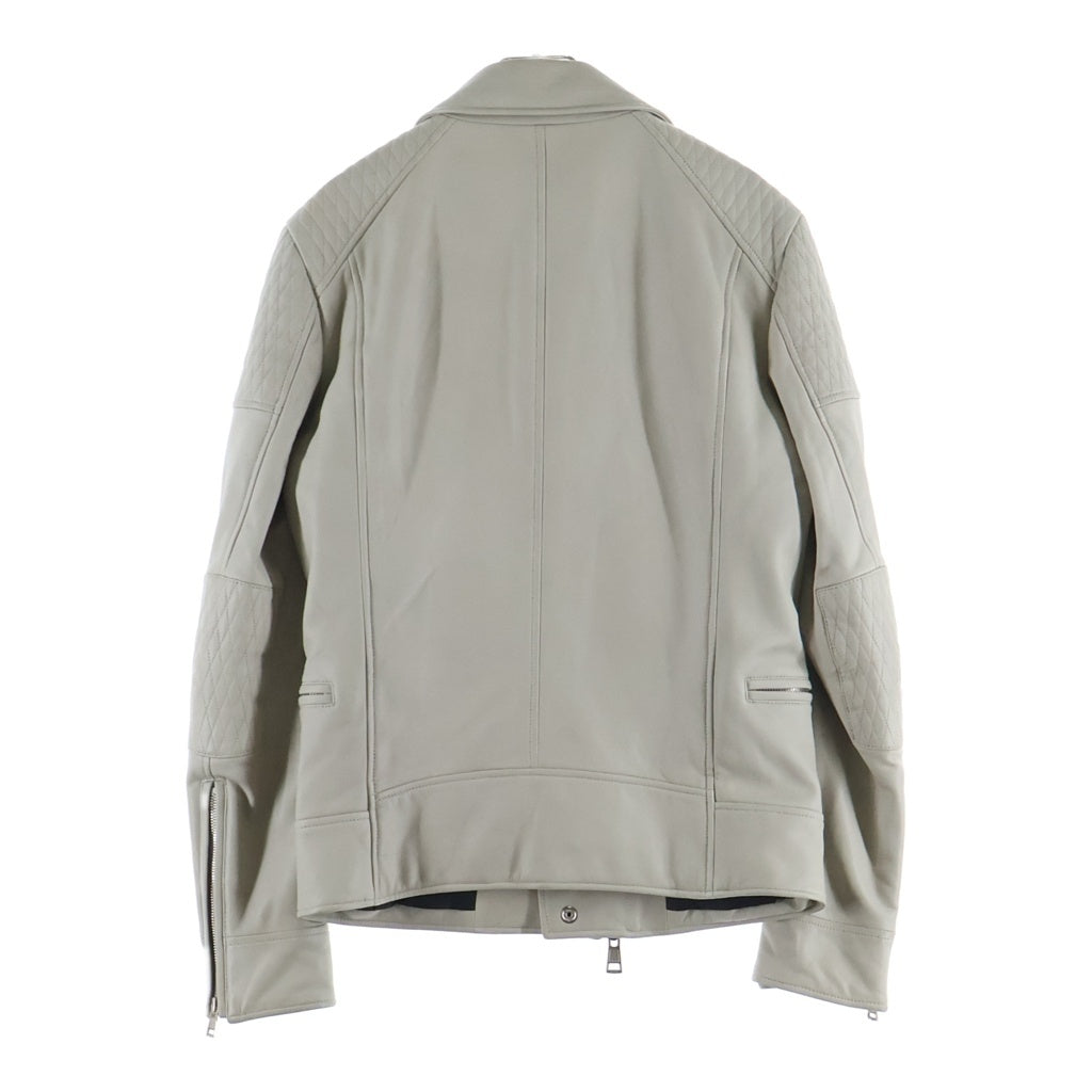 AKM(エーケーエム) 16SS DIA QUILTING RIDERS JACKET ダイアキルティング ライダース ダブルライダース ラムレザー B118-LMB001