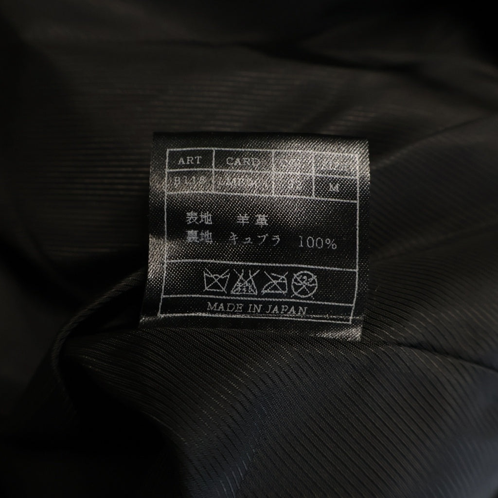 AKM(エーケーエム) 16SS DIA QUILTING RIDERS JACKET ダイアキルティング ライダース ダブルライダース ラムレザー B118-LMB001