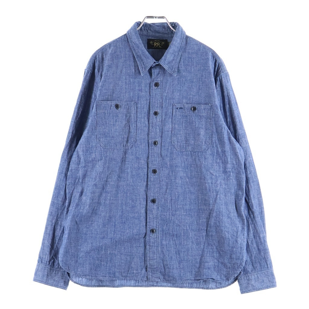 RRL(ダブルアールエル) 胸ポケット 長袖シャツ 0200011589 インディゴ