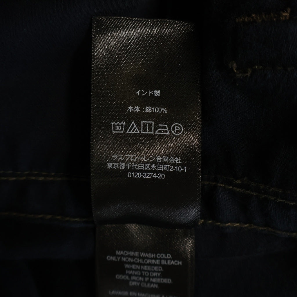RRL(ダブルアールエル) コットン モールスキン Pコート 0200017129 ブルー