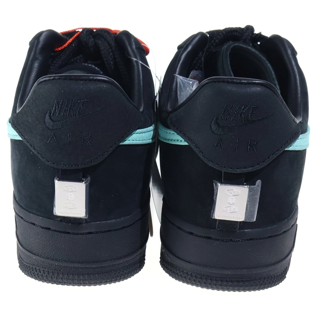 NIKE(ナイキ) ×TIFFANY&CO AIR FORCE 1 LOW 1837 DZ1382-001 ×ティファニー エアフォース1 ローカットスニーカー シューズ US8.5/26.5cm ブラック/ブルー
