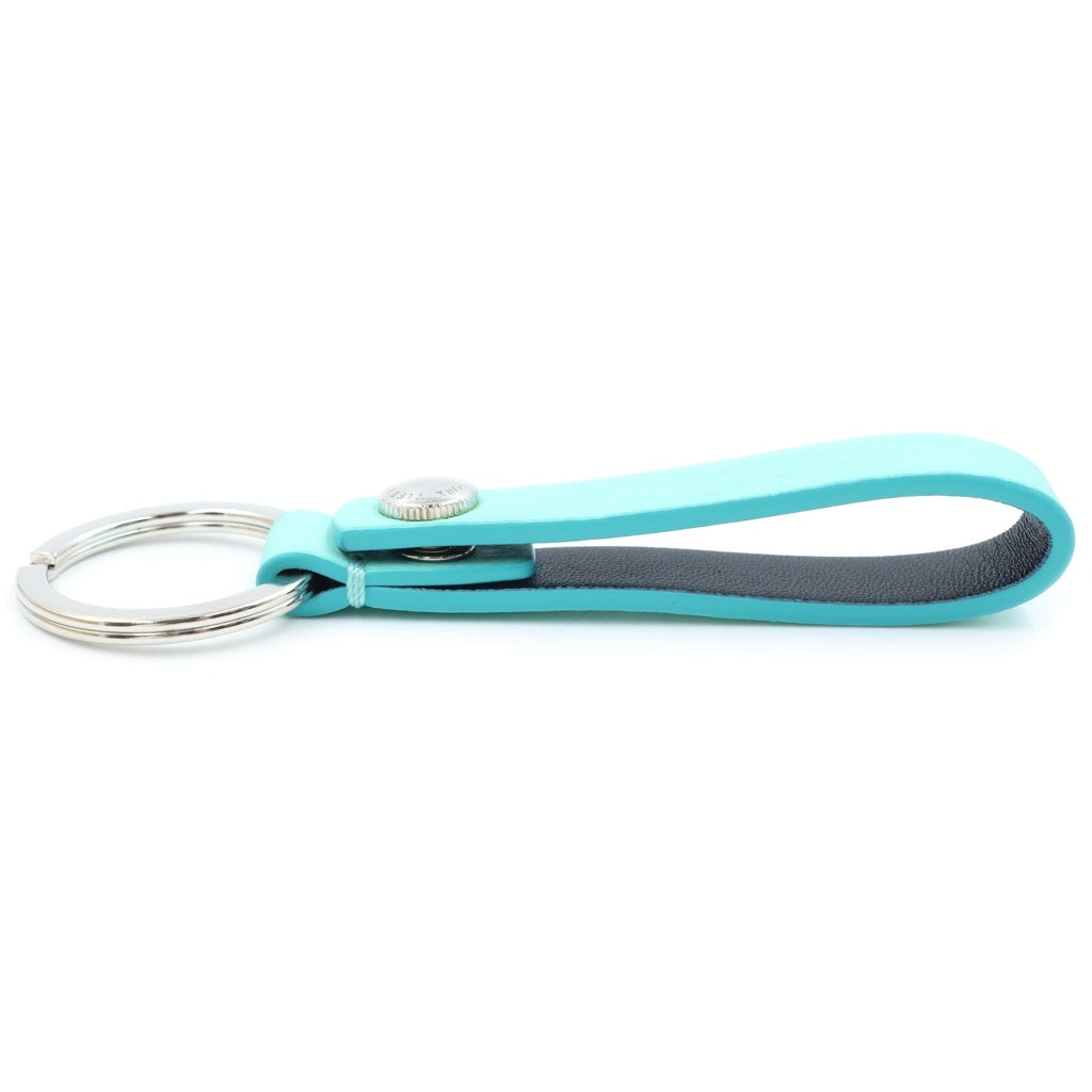 TIFFANY & Co.(ティファニー) スナップループ キーチェーン キーリング ティファニーブルー ターコイズ/シルバー レディース