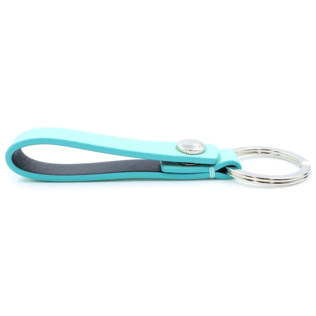 TIFFANY & Co.(ティファニー) スナップループ キーチェーン キーリング ティファニーブルー ターコイズ/シルバー レディース