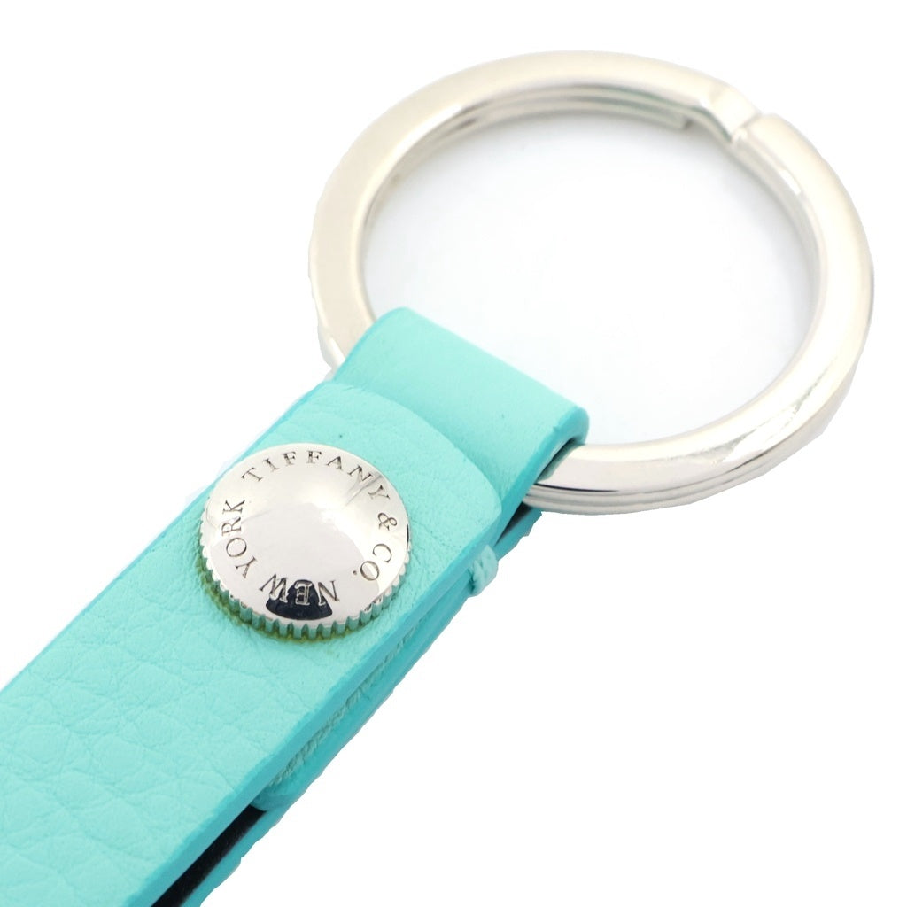TIFFANY & Co.(ティファニー) スナップループ キーチェーン キーリング ティファニーブルー ターコイズ/シルバー レディース