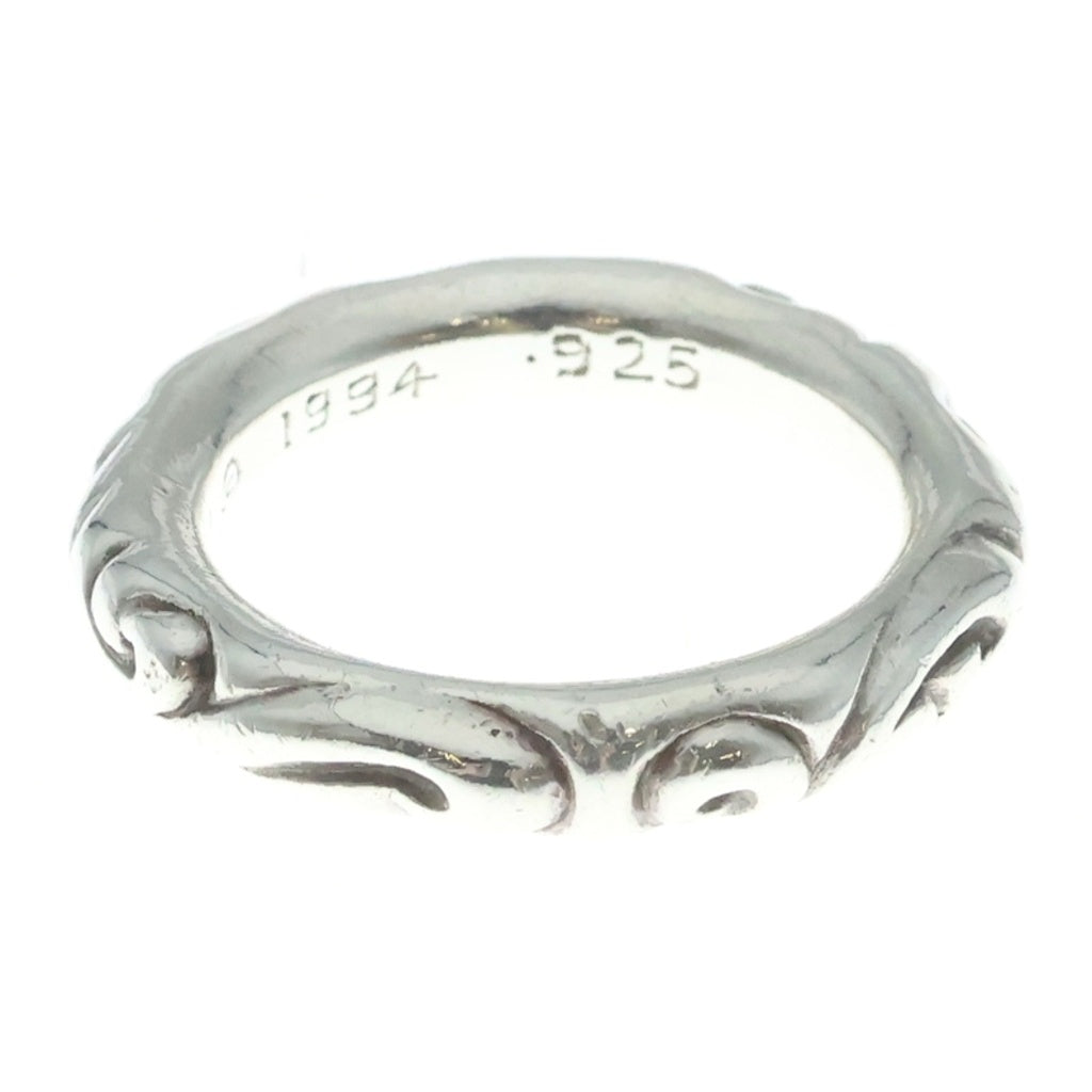 CHROME HEARTS(クロムハーツ) SCRL BAND スクロールバンド リング シルバー BCA351