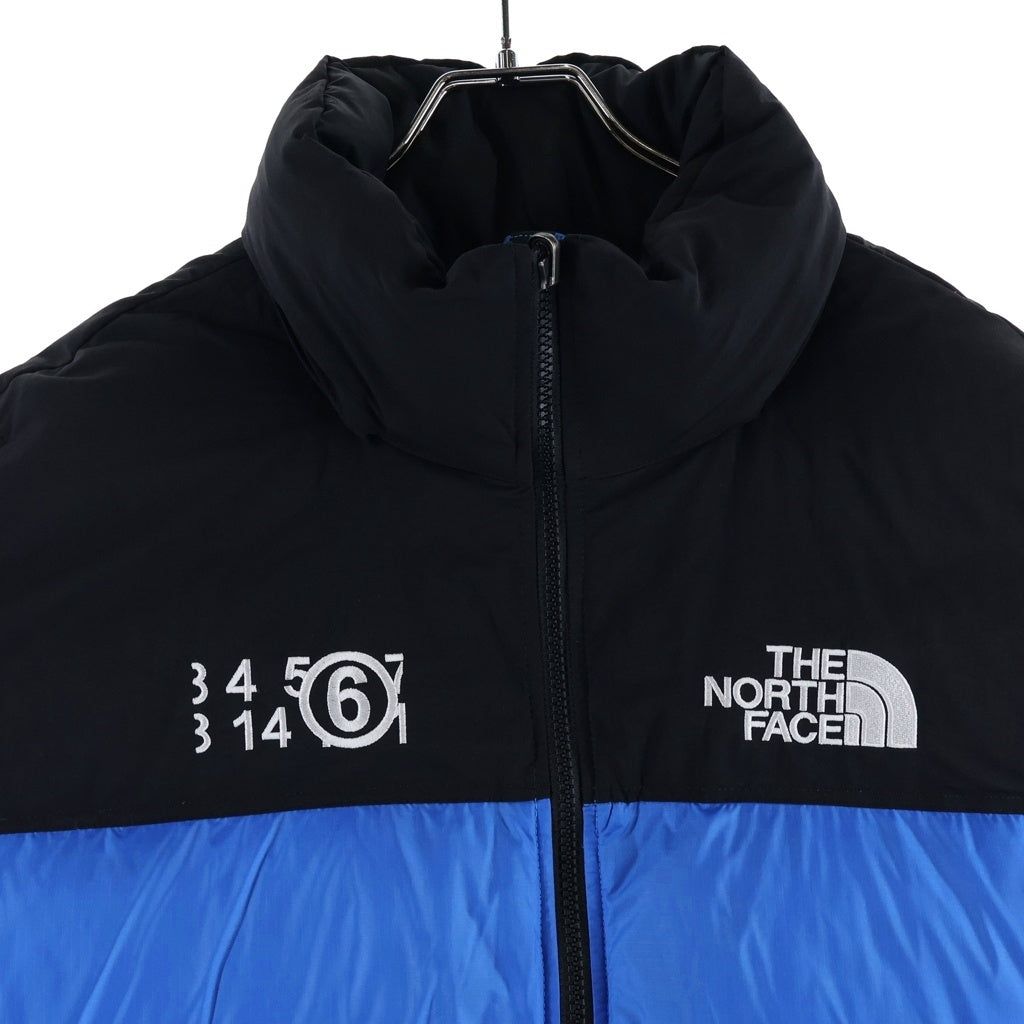 THE NORTH FACE(ザノースフェイス) ×MM6 Maison Margiela Circle Nuptse Jacket サークル ヌプシジャケット ダウン ブラック/ブルー NF0A5533