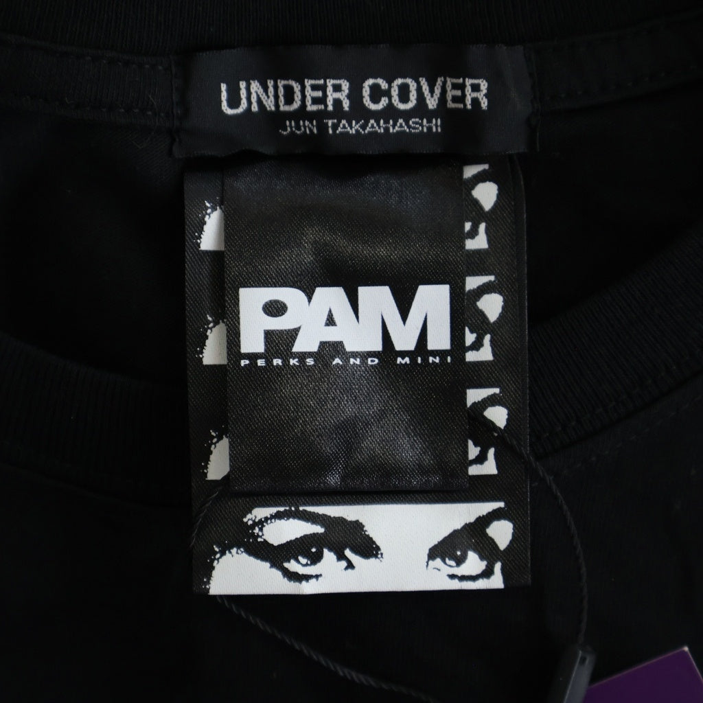 UNDERCOVER(アンダーカバー) ×PERKS AND MINI フロントUロゴ 半袖Tシャツ カットソー ブラック OTZ3808