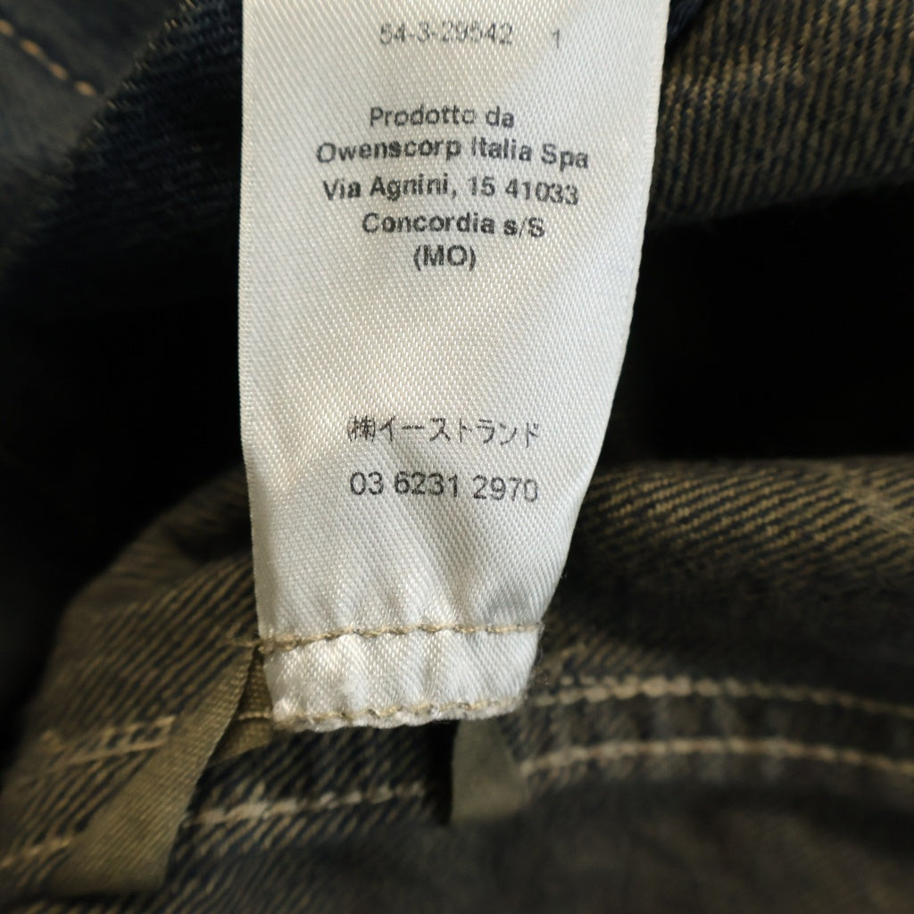 Rick Owens(リックオウエンス) 25AW FOGPOCKET OUTERSHIRT フォグポケット 長袖シャツ デニム ジャケット インディゴ RU02E1237-DKDEG