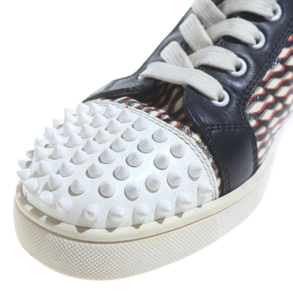 CHRISTIAN LOUBOUTIN(クリスチャンルブタン) スパイクスタッズ まだら模様 ハイカットスニーカー シューズ マルチ