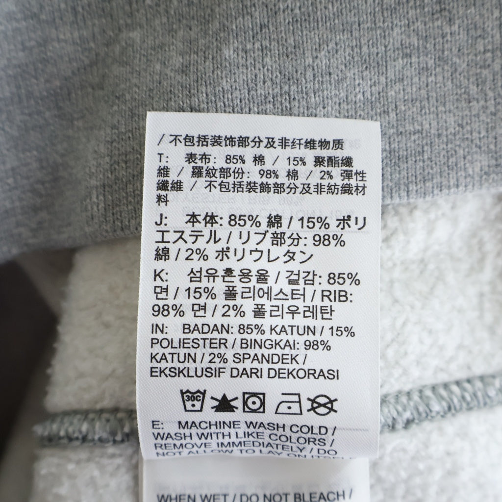 STUSSY(ステューシー) フロントロゴ刺繍 長袖スウェット トレーナー HO220406STY グレー