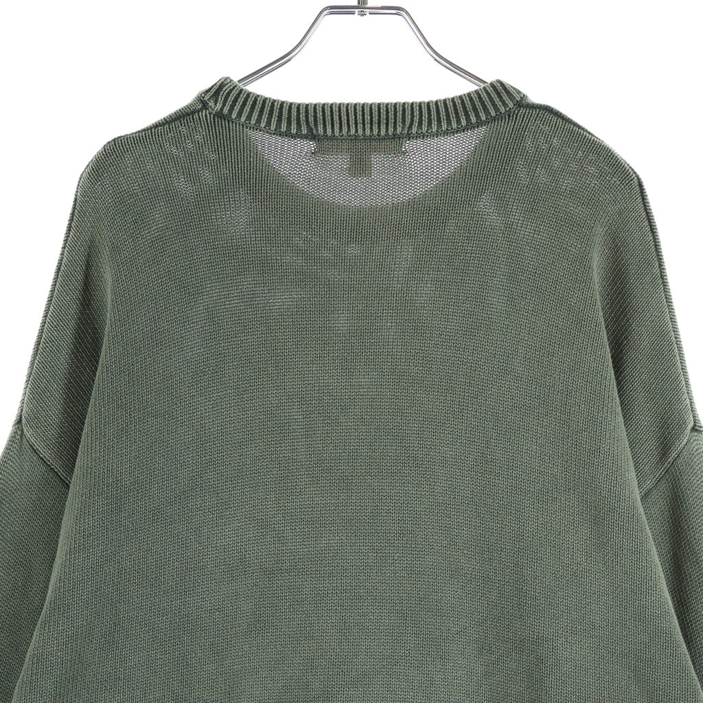 SUPREME(シュプリーム) 26SS Overdyed Raised Sweater オーバーダイ レイズド スウェット 長袖 ニット カーキ