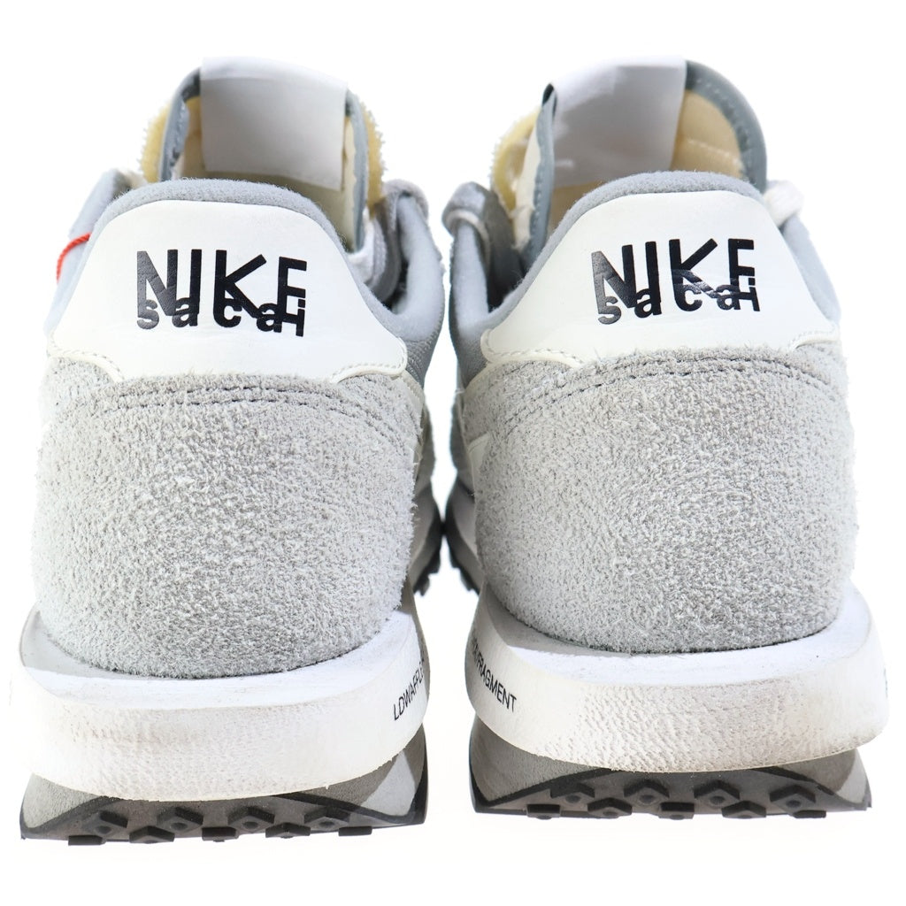 NIKE(ナイキ) ×fragment design ×sacai LD Waffle Light Smoke Grey DH2684-001 ×フラグメントデザイン ×サカイ LDワッフル ローカットスニーカー シューズ US9.5/27.5cm グレー