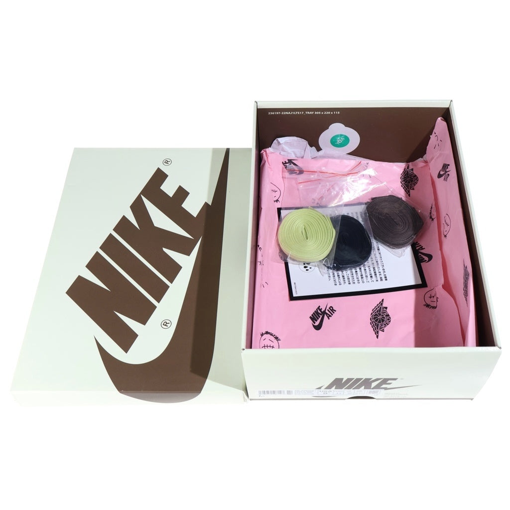 NIKE(ナイキ) ×Travis Scott Air Jordan 1 Low Golf Neutral Olive FZ3124-200 エアジョーダン1 ロー ゴルフ NRG ローカットスニーカー US9.5/27.5cm