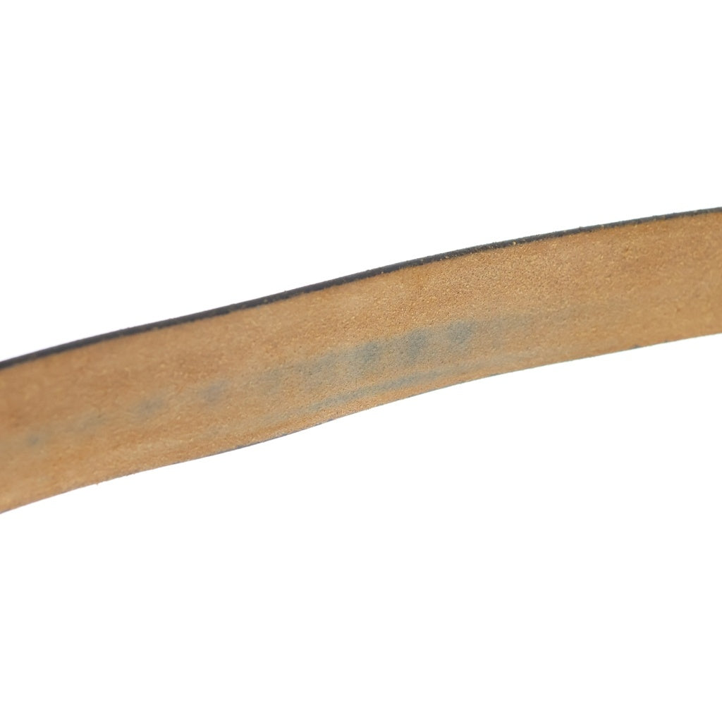 RRL(ダブルアールエル) ヴァンセンヌ レザー ベルト ブラウン