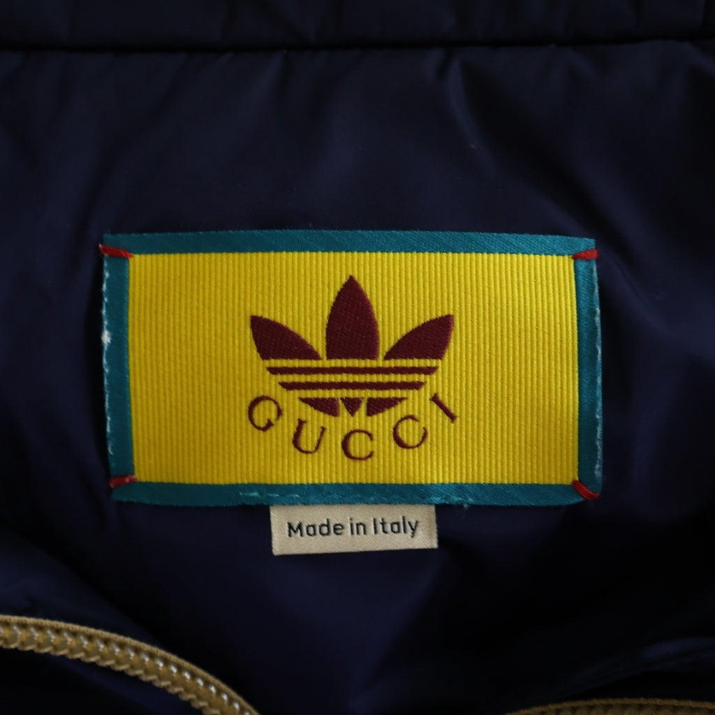 GUCCI(グッチ) ×adidas Track Jacket 722520-ZALCQ 3ストライプパラシュート ハーフジップ ブルゾン トラックジャケット ナイロン マルチ