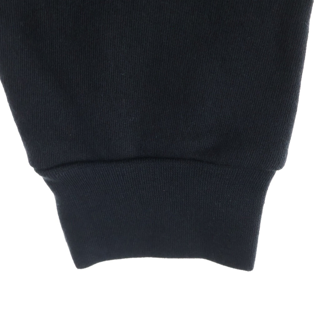 CHROME HEARTS(クロムハーツ) Horseshoe Crewneck Sweatshirt ホースシュープリント 袖フローラル クルーネックスウェットトレーナー ブラック