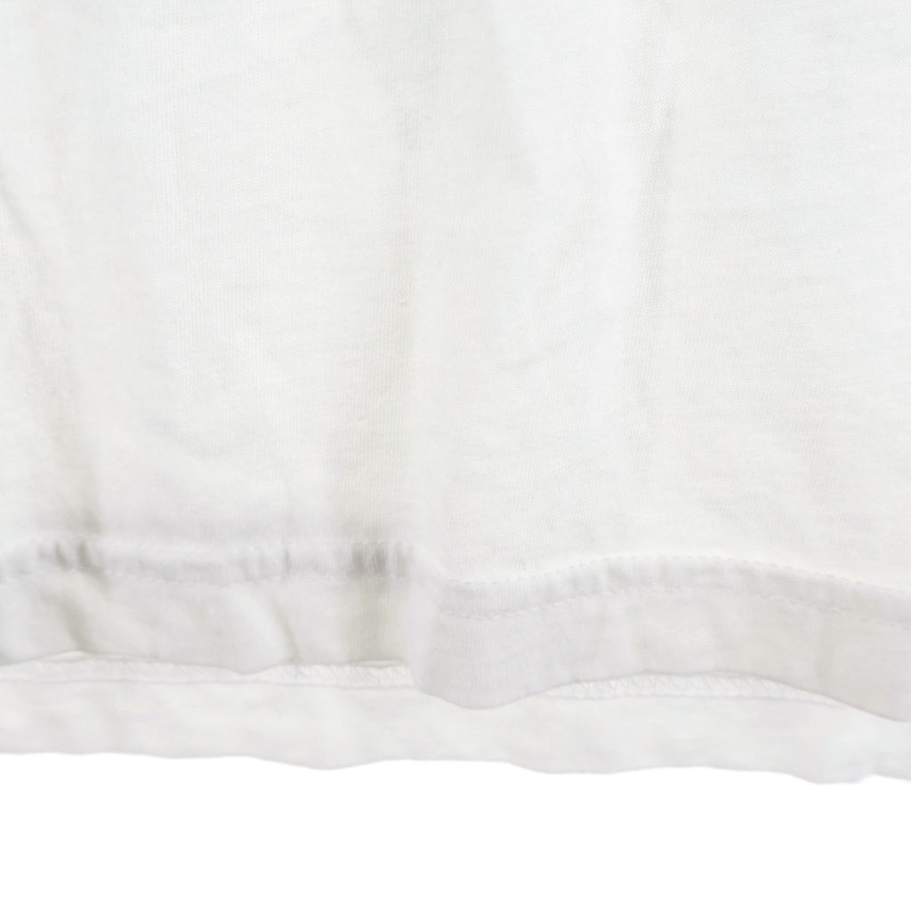 CHROME HEARTS(クロムハーツ) SCROLL LABEL S/S TEE スクロールラベル チェストポケット バックロゴプリント クルーネック半袖Tシャツ カットソー ホワイト
