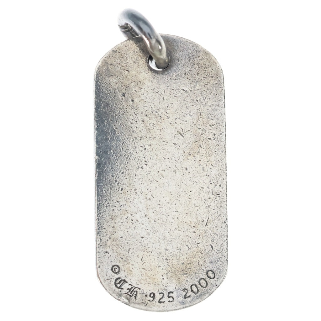 CHROME HEARTS(クロムハーツ) RAISED STAR DOGTAG レイズドスタードッグタグ LA限定 シルバーネックレストップ