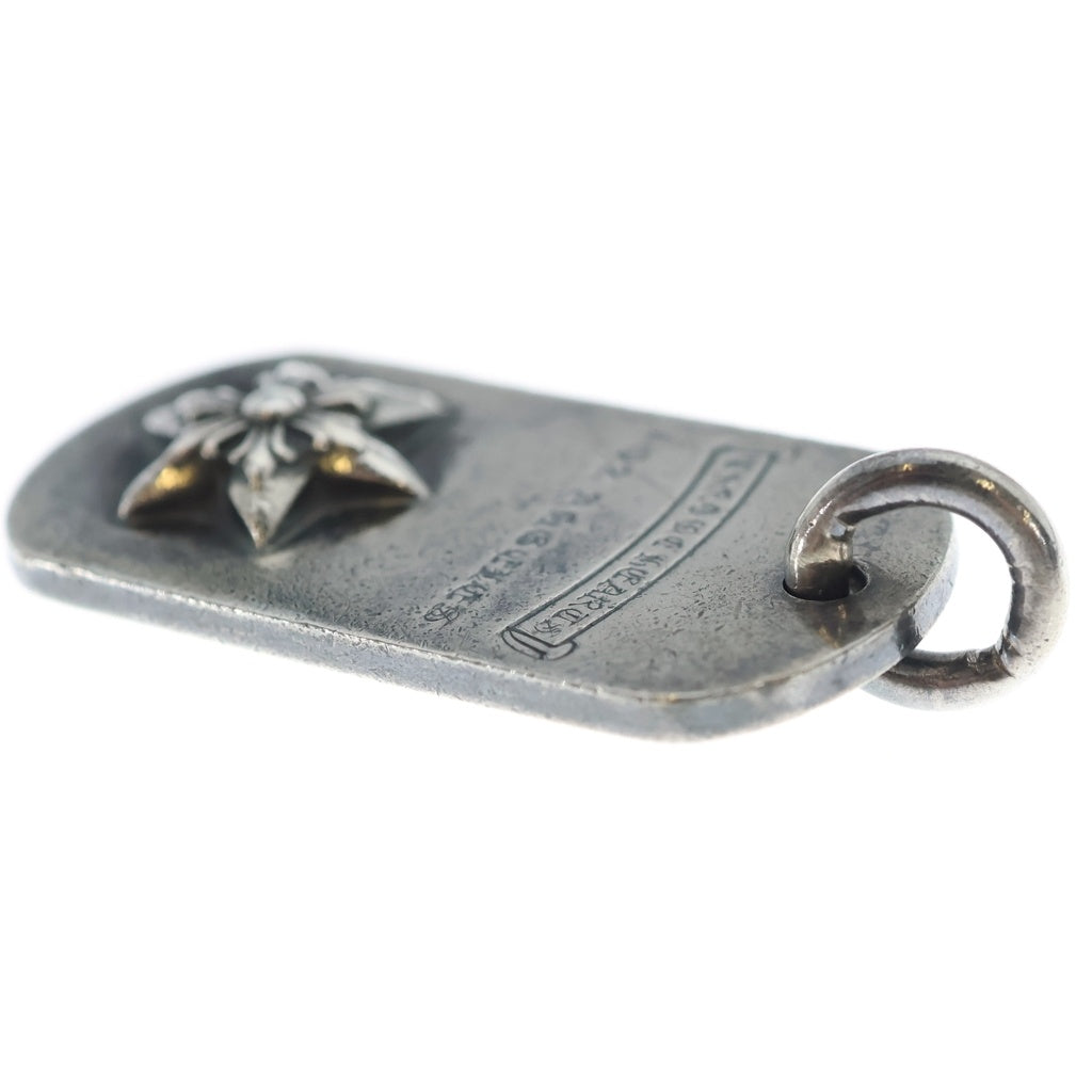 CHROME HEARTS(クロムハーツ) RAISED STAR DOGTAG レイズドスタードッグタグ LA限定 シルバーネックレストップ