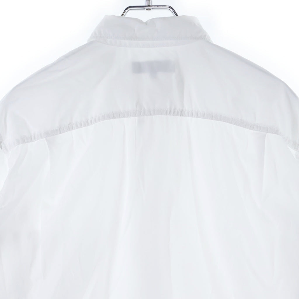 COMME des GARCONS HOMME(コムデギャルソンオム) 25SS コットンブロード パッカリング ベーシック 長袖シャツ HO-B101 ホワイト