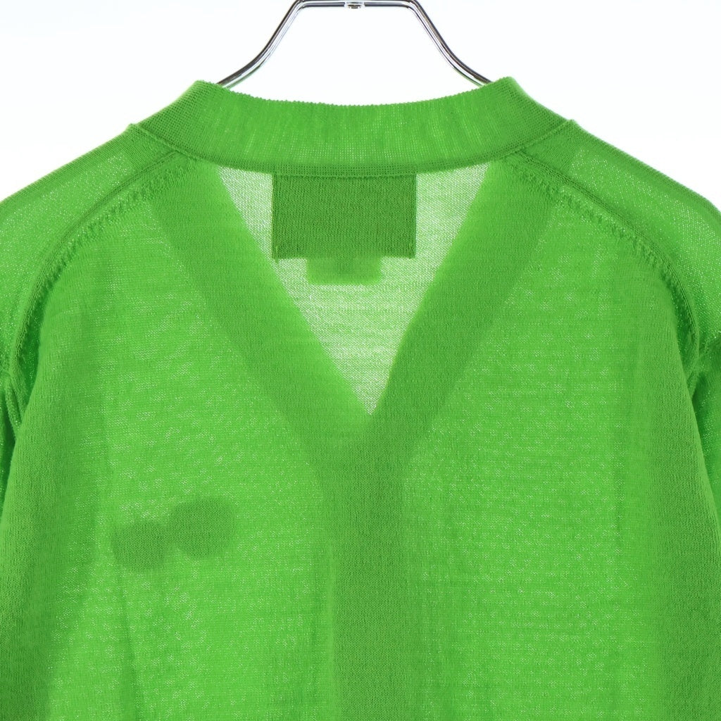 THE BEATLES COMME des GARCONS(ザビートルズ コムデギャルソン) 24SS THE BEATLES CDG CARDIGAN ザ ビートルズ カーディガン アップル ワッペン VZ-N001 ライトグリーン