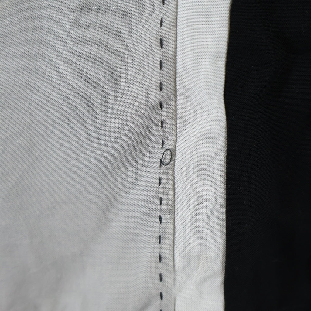 WACKO MARIA(ワコマリア) SWITCHING SHIRT 26SS-WMS-OC02 スイッチング シャツ 半袖 ブラック/グレー