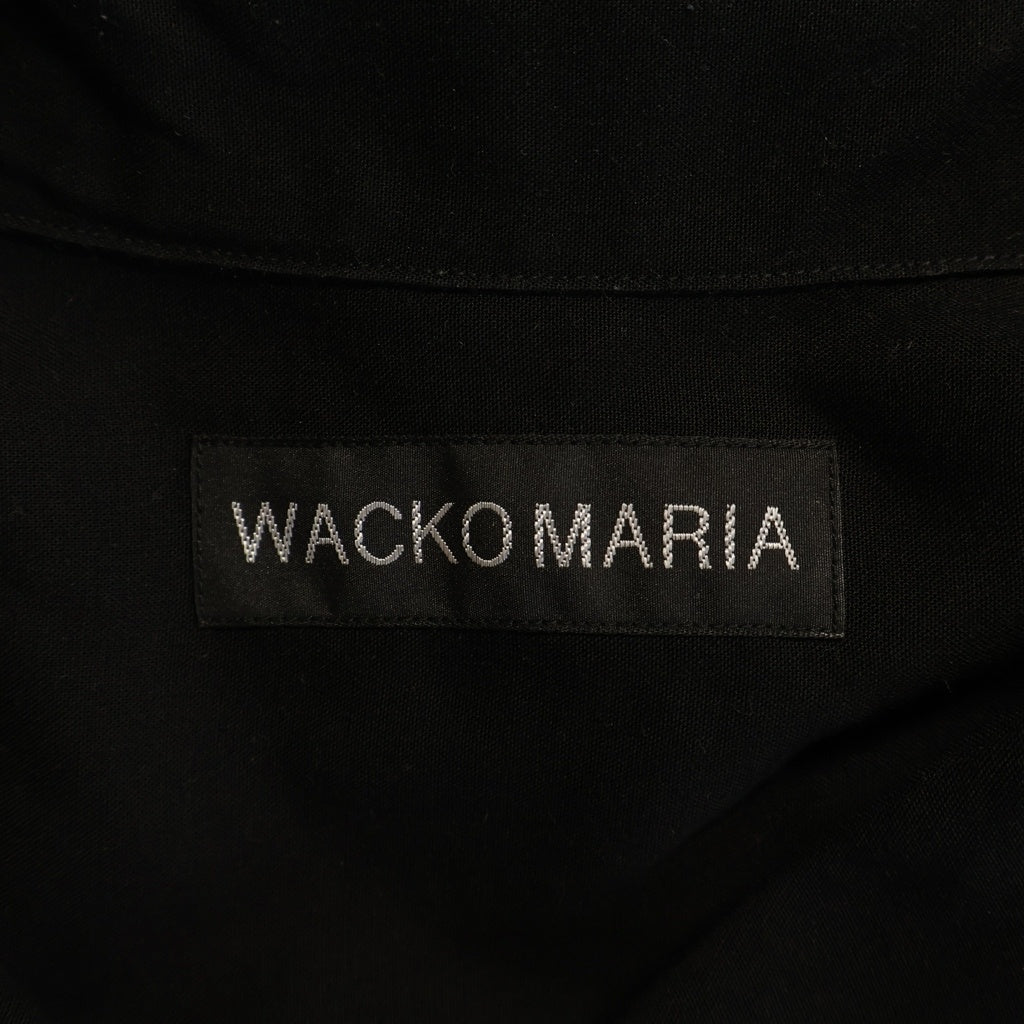 WACKO MARIA(ワコマリア) SWITCHING SHIRT 26SS-WMS-OC02 スイッチング シャツ 半袖 ブラック/グレー