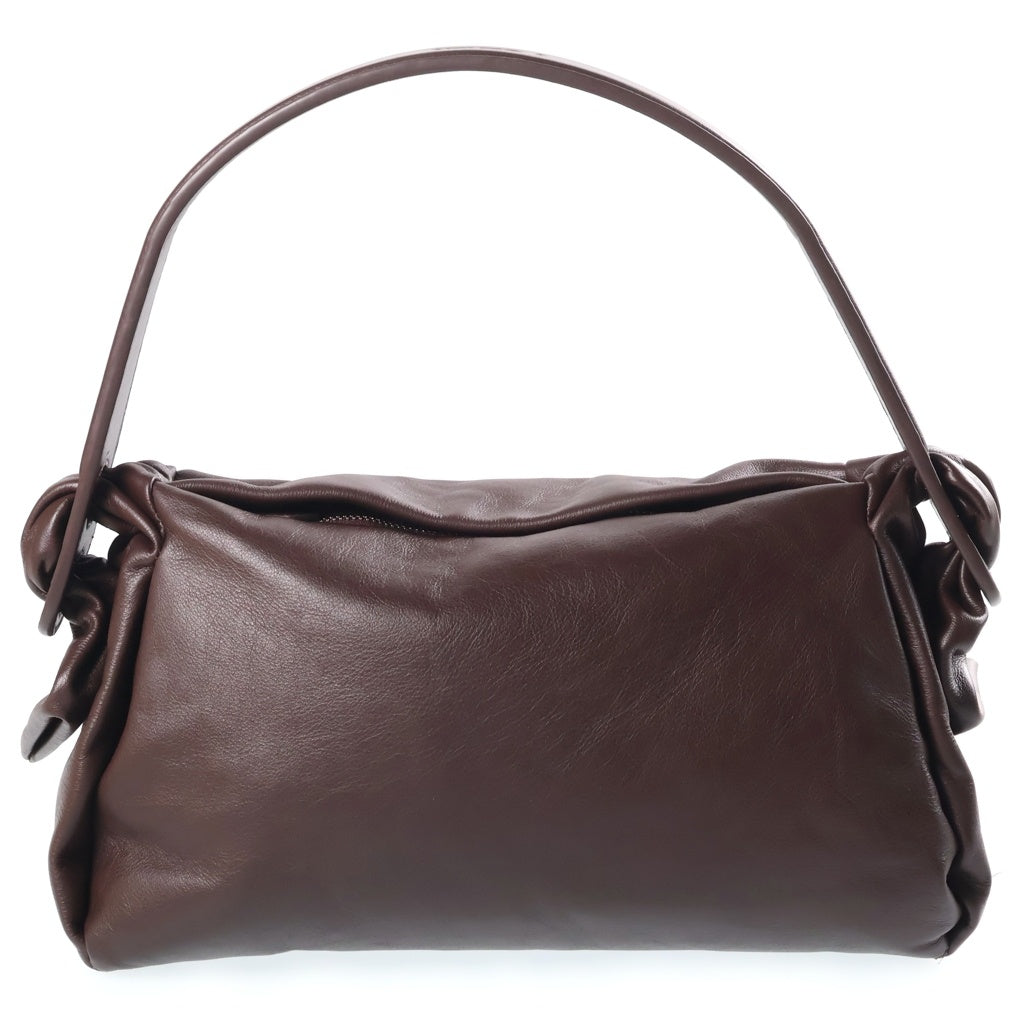 KENZO(ケンゾー) FUROSHIKI フロシキ ワンショルダーバッグ ハンドバッグ ブラウン レザー HP-0235-FF6 レディース