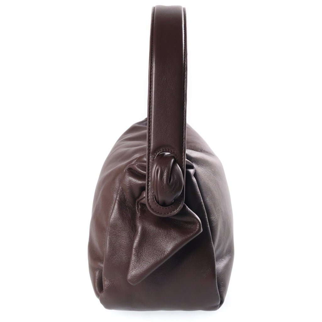 KENZO(ケンゾー) FUROSHIKI フロシキ ワンショルダーバッグ ハンドバッグ ブラウン レザー HP-0235-FF6 レディース