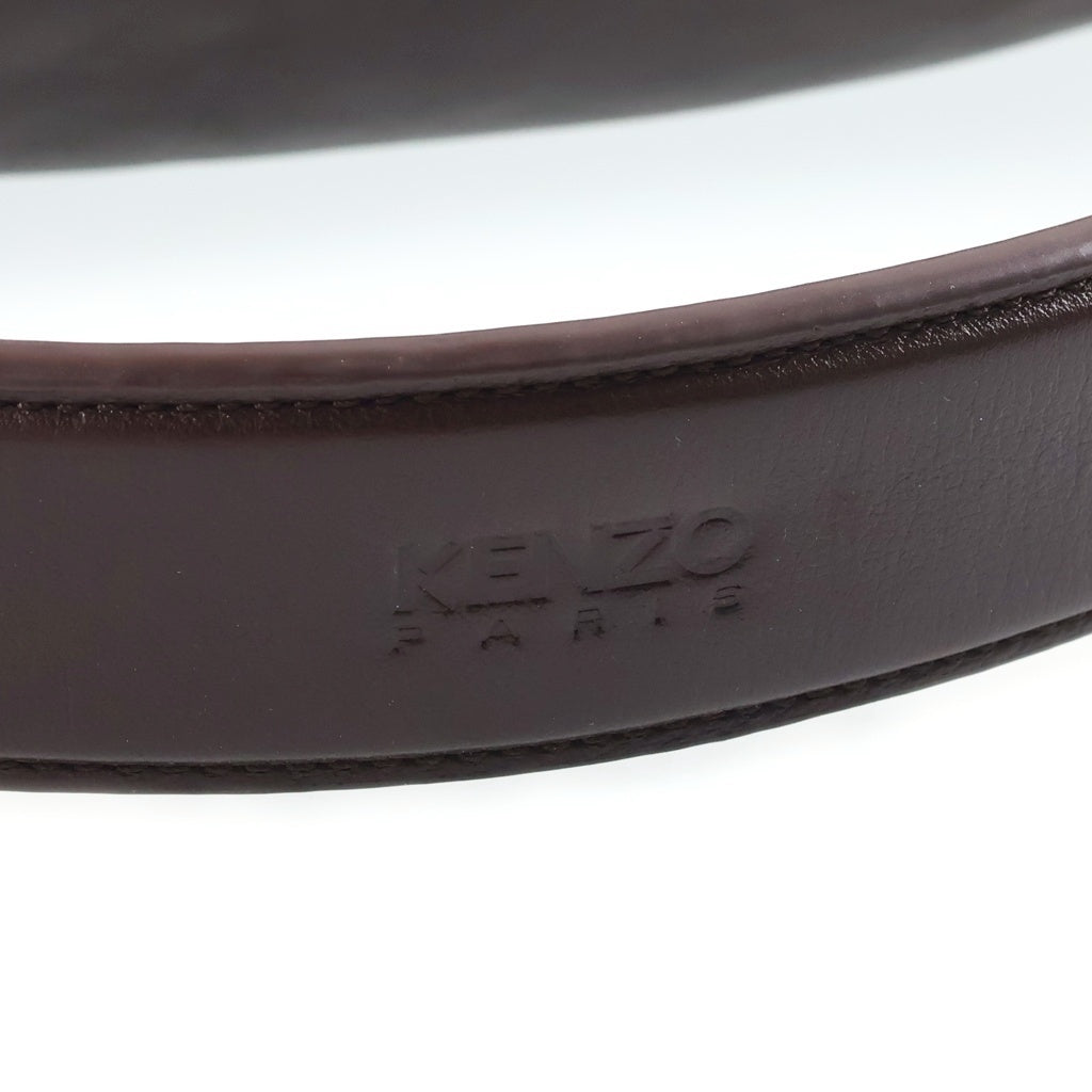 KENZO(ケンゾー) FUROSHIKI フロシキ ワンショルダーバッグ ハンドバッグ ブラウン レザー HP-0235-FF6 レディース