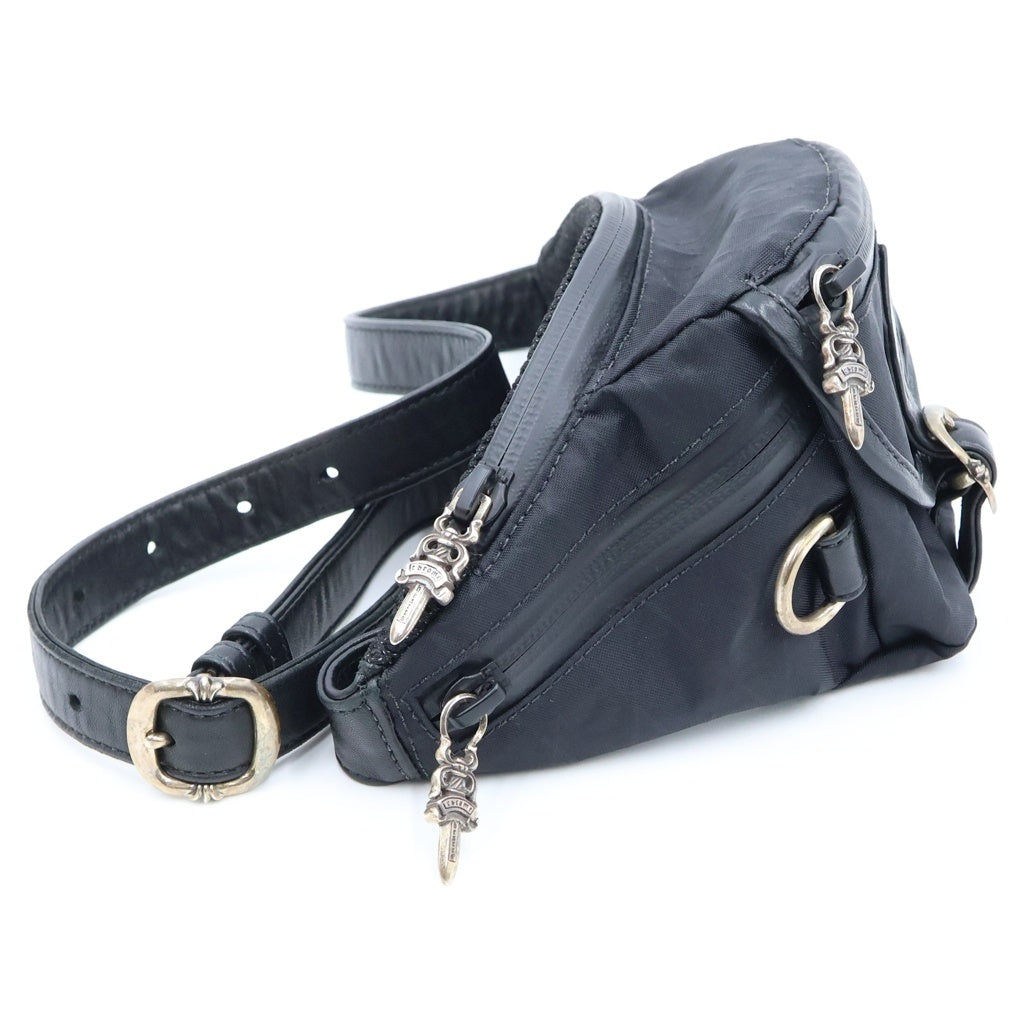 CHROME HEARTS(クロムハーツ) #1 SNAT PACK NYLON スナットパック ダガージップガンスリンガーベルト ナイロン ウエストバッグ ブラック