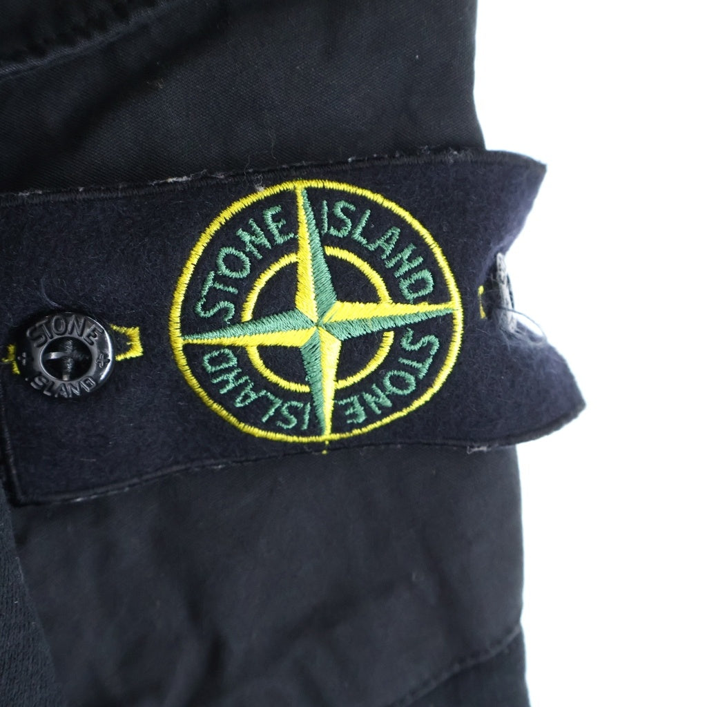 STONE ISLAND(ストーンアイランド) Brushed Organic Cotton Fleece クルーネック スウェットシャツ K2S156100008S0A20 ブラック