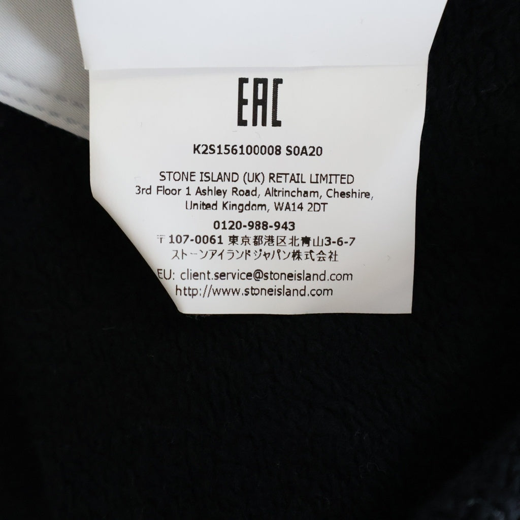 STONE ISLAND(ストーンアイランド) Brushed Organic Cotton Fleece クルーネック スウェットシャツ K2S156100008S0A20 ブラック