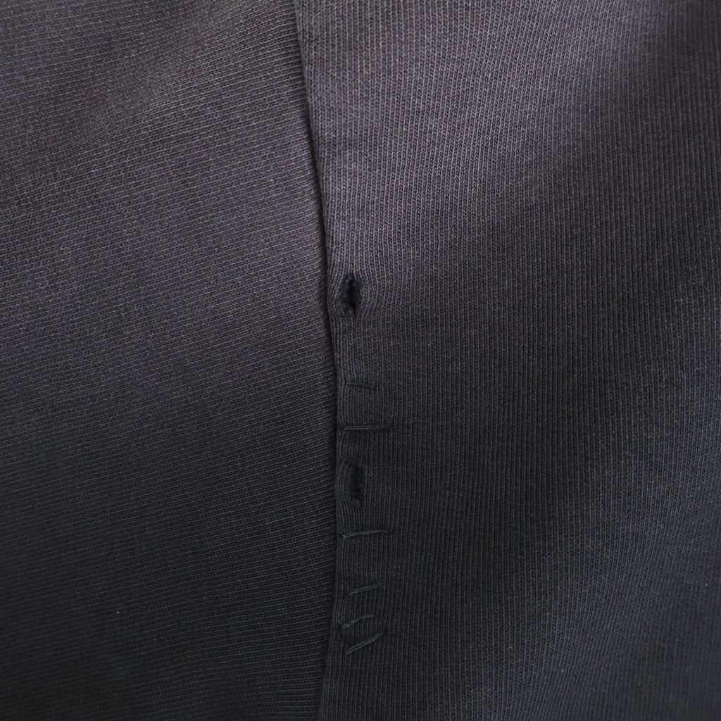 MARNI(マルニ) 24SS ヴィンテージ加工 ロゴ刺繍 スウェット トレーナー FUMU0074GS USCY09 ブラック