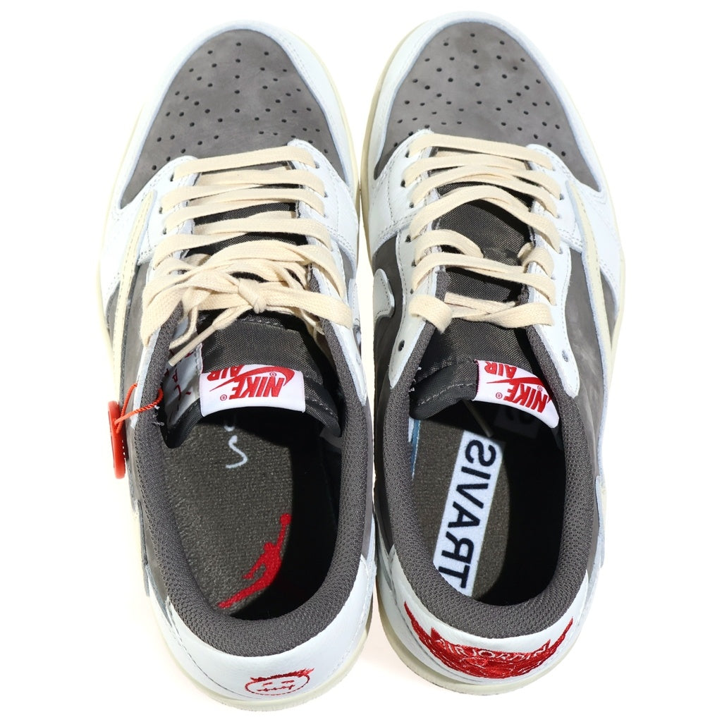 NIKE(ナイキ) ×Travis Scott Air Jordan 1 Low Reverse Mocha/Sail and Ridgerock DM7866-162 エアジョーダン1 ローカットスニーカー US9/27.0cm