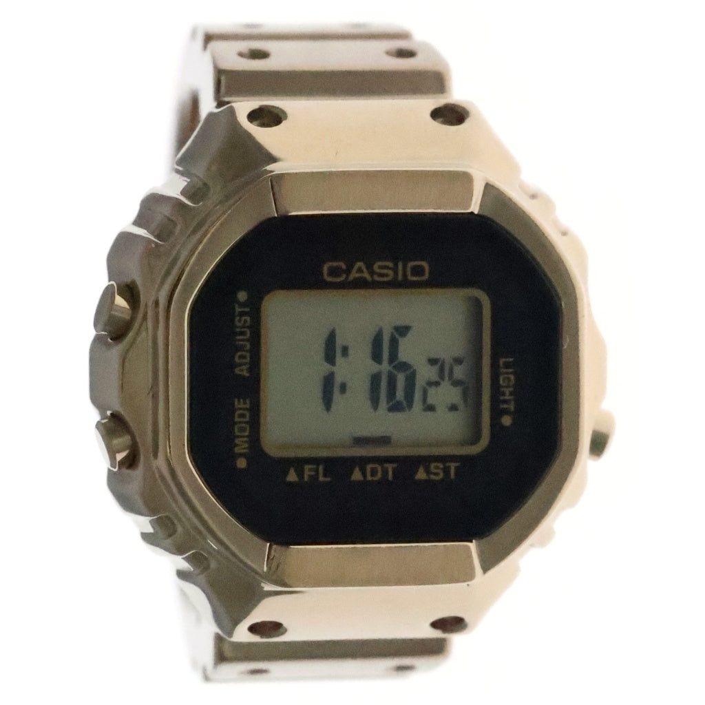 CASIO(カシオ) Ring Watch リングウォッチ SS/QZ GP 黒文字盤 デジタル ゴールド CRWー001