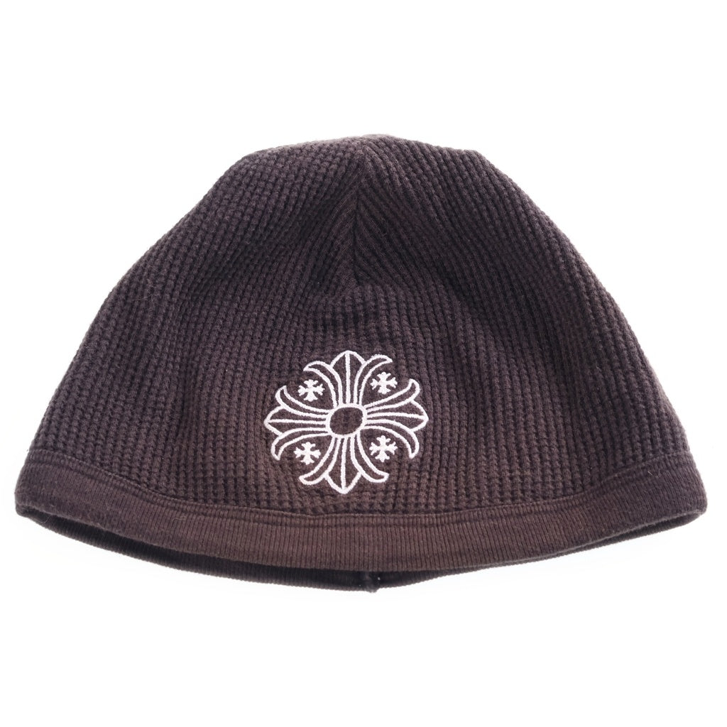 CHROME HEARTS(クロムハーツ) OLD THERMAL BEANIE オールド CHブラス刺繍 サーマル ビーニー ニット帽 ブラック