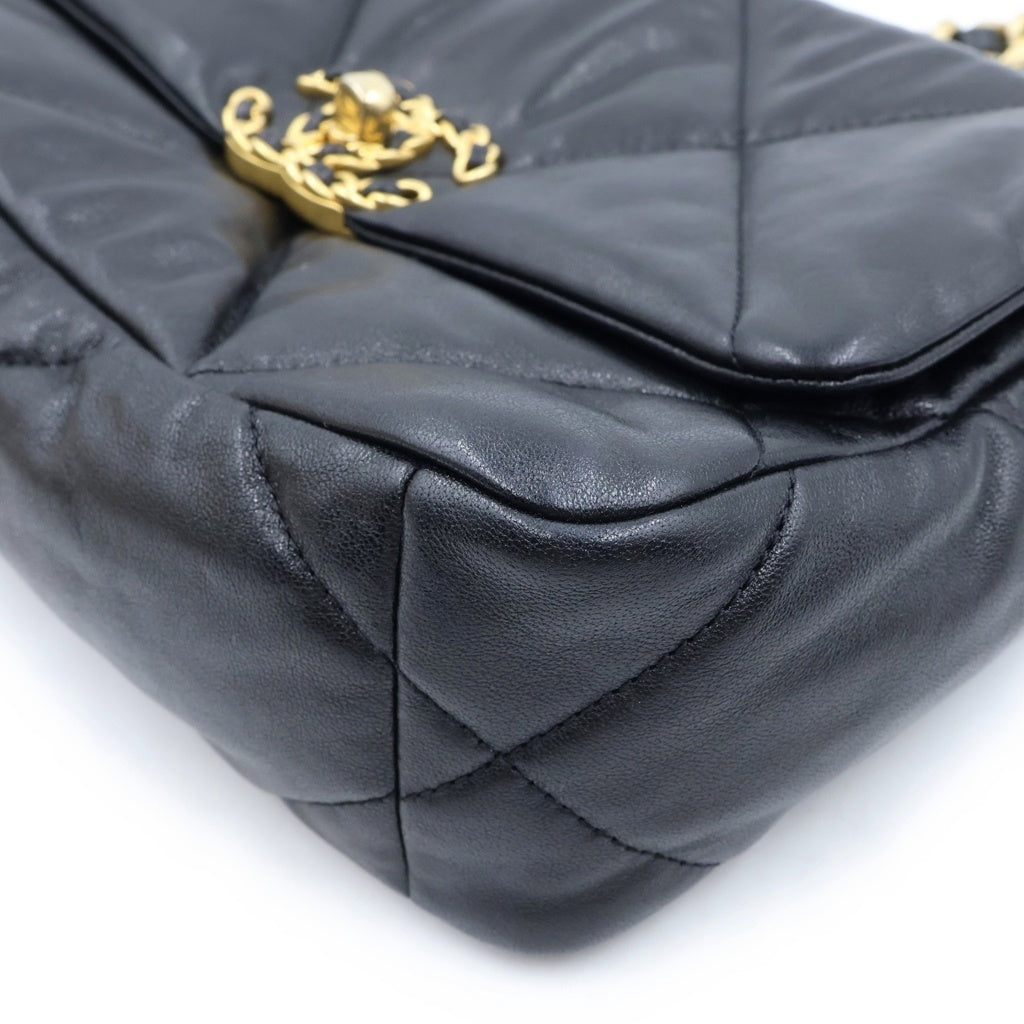 CHANEL(シャネル) CHANEL19 マトラッセ ココマーク シャイニーラムスキン 2wayバッグ チェーンショルダーバッグ AS1160 レディース