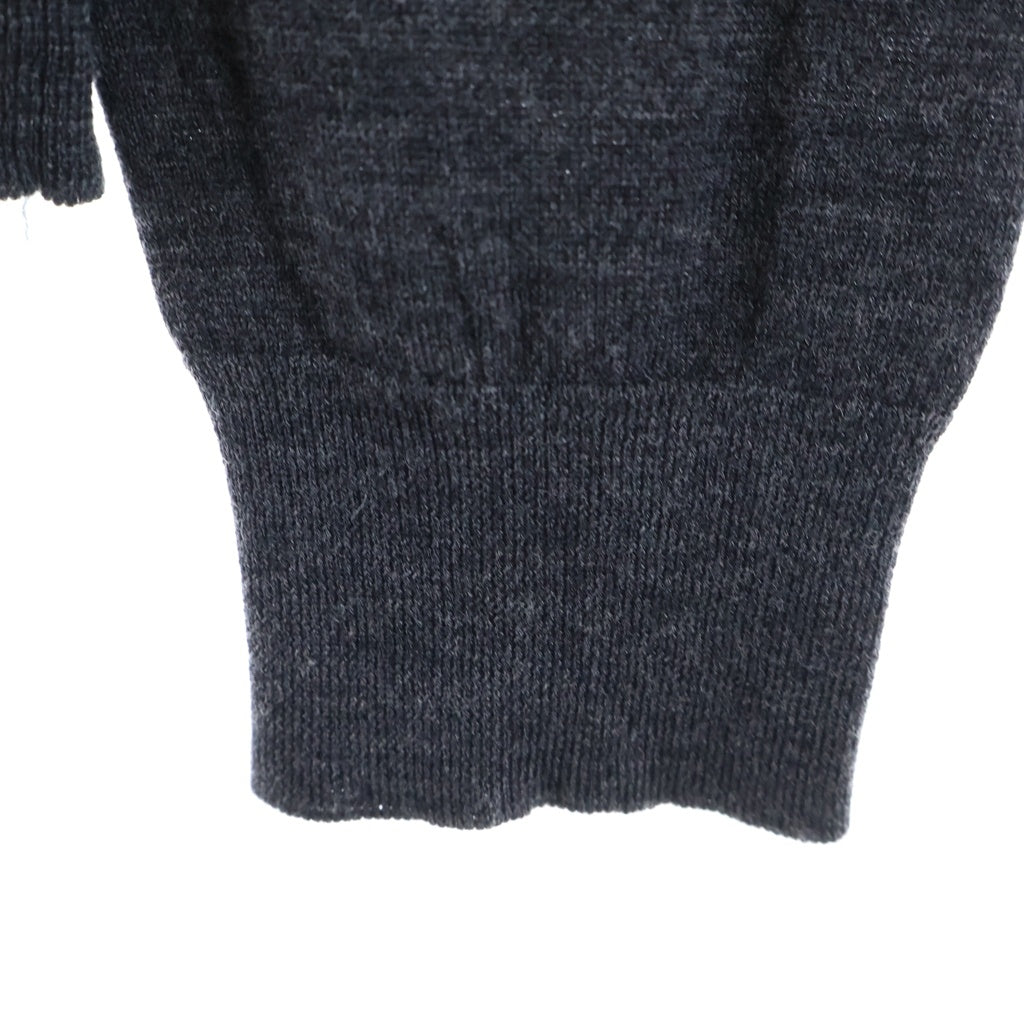 SAINT LAURENT PARIS(サンローランパリ) 13SS Vネック ウールニット 313837 ダークグレー