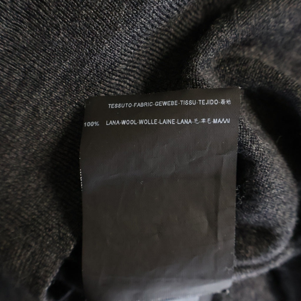 SAINT LAURENT PARIS(サンローランパリ) 13SS Vネック ウールニット 313837 ダークグレー