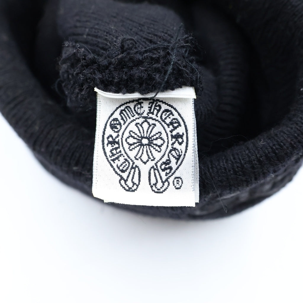 CHROME HEARTS(クロムハーツ) OLD WATCH CAP CHロゴ刺繍 ビーニー ニット帽 帽子 ブラック