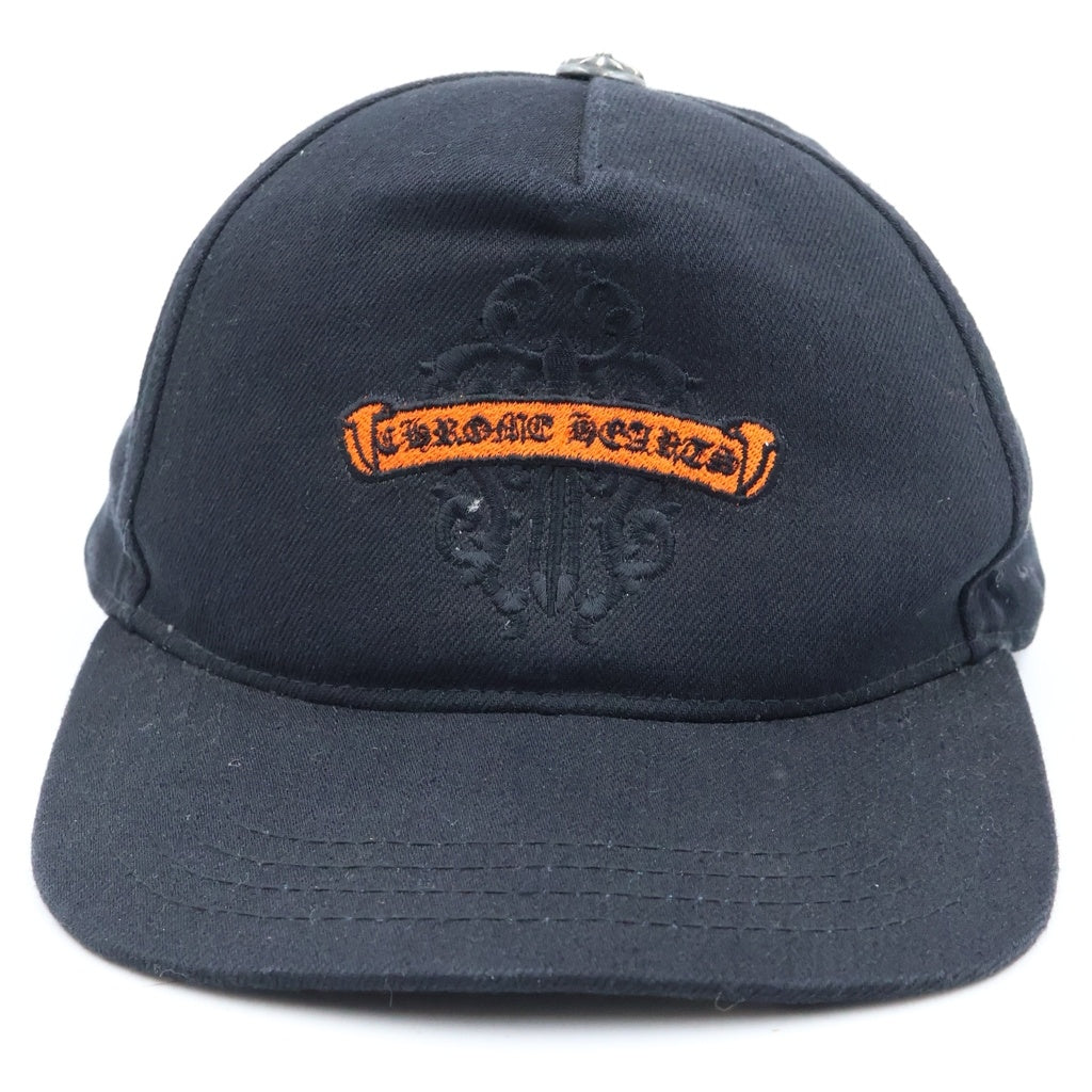 CHROME HEARTS(クロムハーツ) TRUCKER CAP デニムトラッカー ヴァインダガー刺繍 キャップ 帽子 ブラック