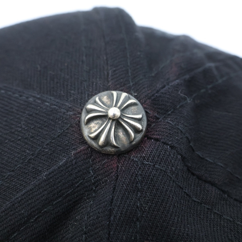 CHROME HEARTS(クロムハーツ) TRUCKER CAP デニムトラッカー ヴァインダガー刺繍 キャップ 帽子 ブラック