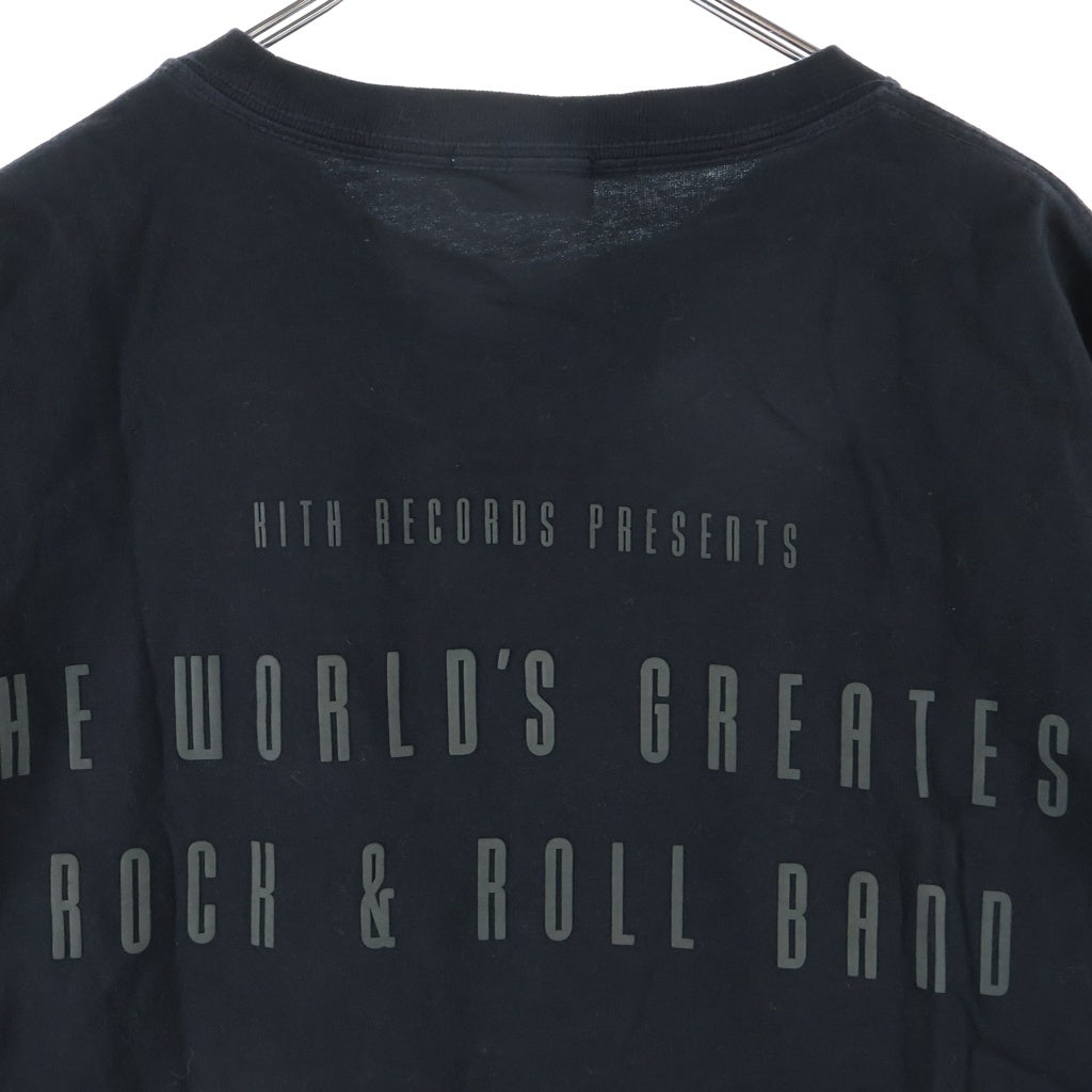 KITH(キス) x The Rolling Stones Monogram Tongue Tee Black ザローリングストーンズ モノグラム タン Tシャツ ブラック
