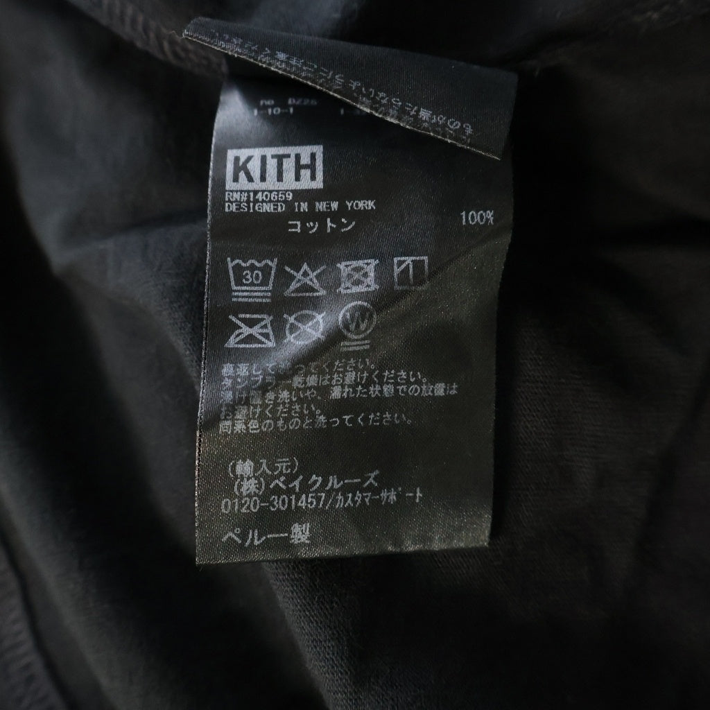 KITH(キス) x The Rolling Stones Monogram Tongue Tee Black ザローリングストーンズ モノグラム タン Tシャツ ブラック