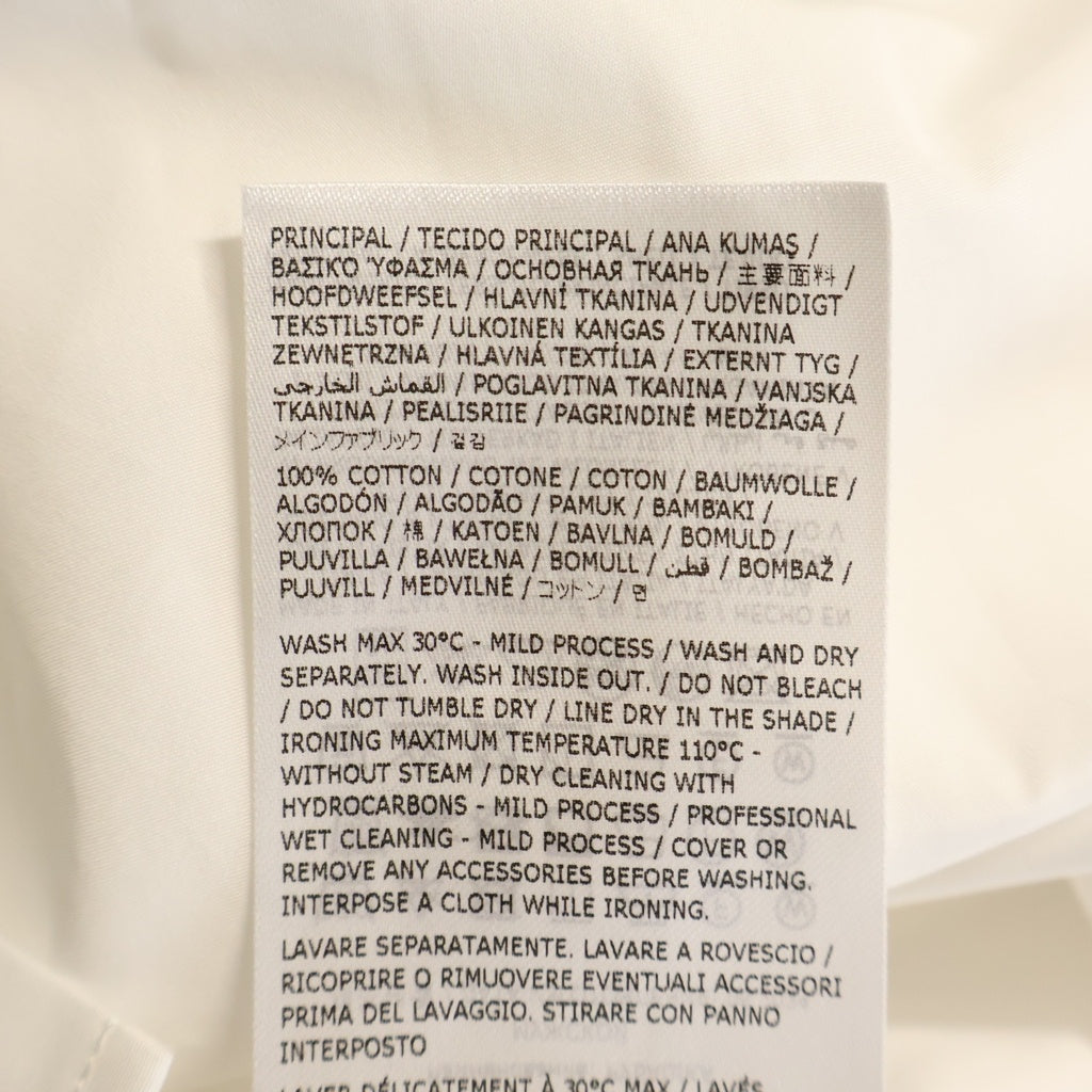 Maison Margiela(メゾンマルジェラ) 24SS Wide Collar L/S Cotton Shirt ワイド ロングスリーブ 長袖シャツ ホワイト S50DL0486