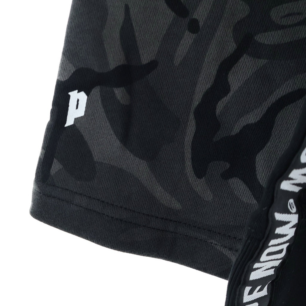 AAPE BY A BATHING APE(エーエイプバイアベイシングエイプ) レイヤード カモフラ プルオーバーパーカー フーディー ブラック AAPSWM3352XX9