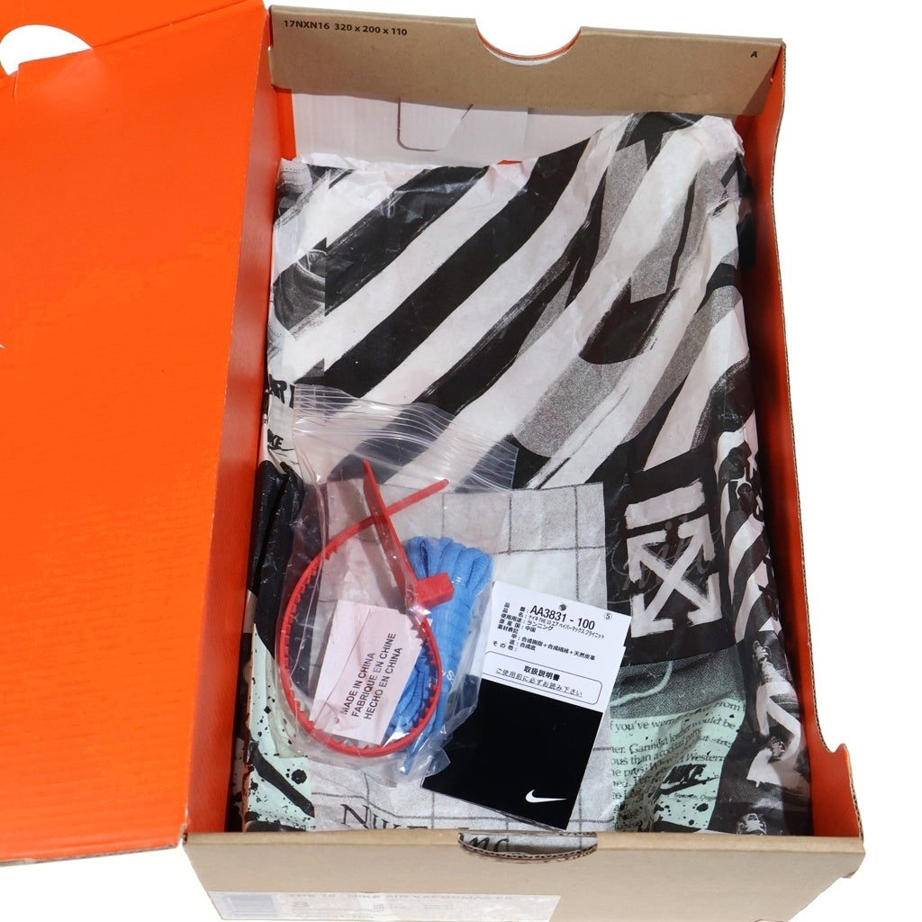 NIKE(ナイキ) ×OFF-WHITE AIR VAPORMAX オフ エアヴェイパーマックス ローカットスニーカー ホワイト US8/26cm AA3831-100
